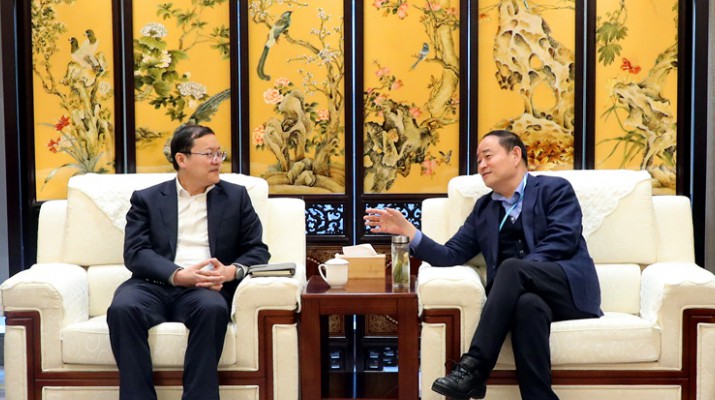 中国银行甘肃省分行党委书记、行长王峰一行到访jiuyou登录入口集团