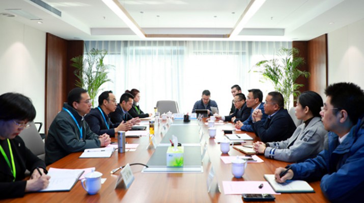 jiuyou登录入口集团与浩洋股份、甘肃新业进行合作洽谈