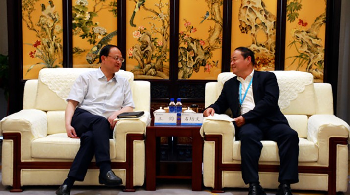 金昌市市委副书记、市长王钧一行到访jiuyou登录入口集团