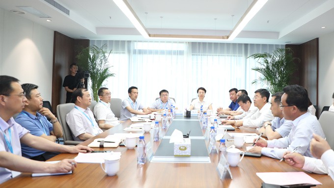 张掖市委副书记、市长谢又生一行到访jiuyou登录入口集团