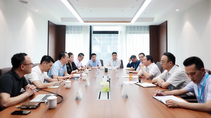 大连博涛文化副总裁白林灏一行到访jiuyou登录入口集团